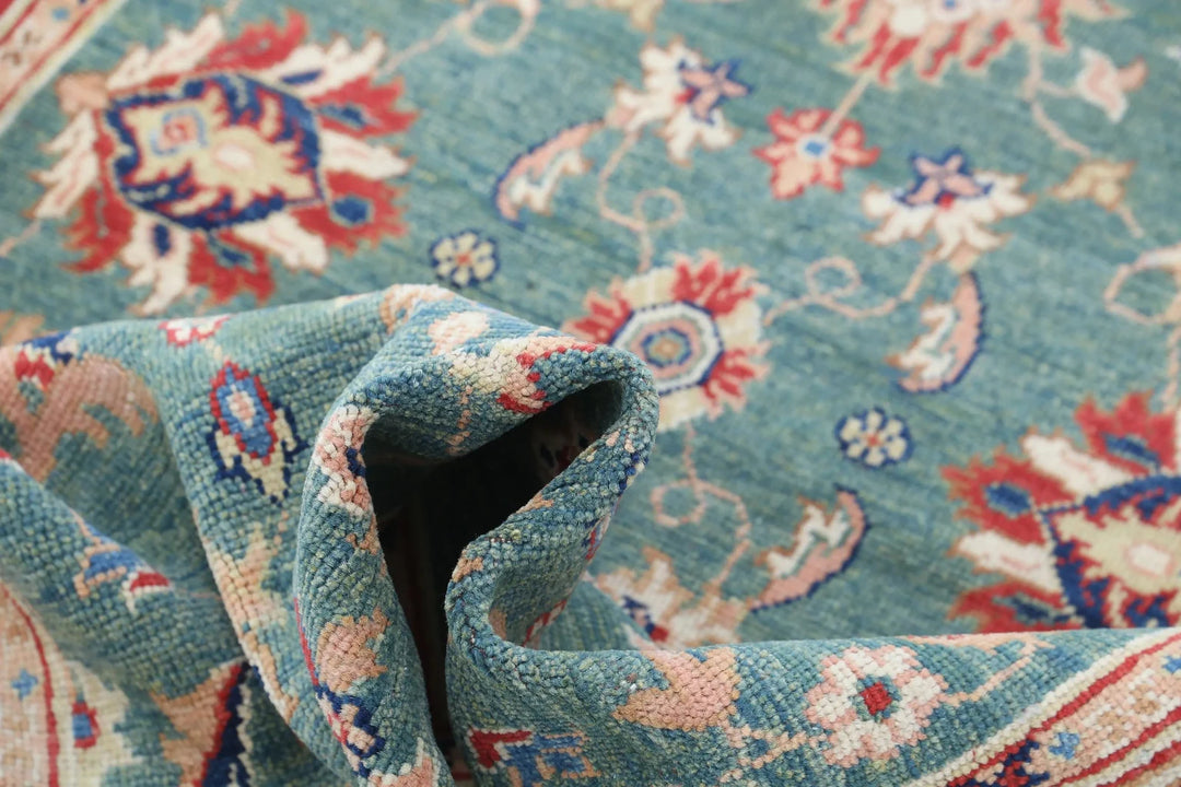 Afghan Ziegler Rug 3' 10" x 6' 3" Hand-Knotted | No. AT40171
