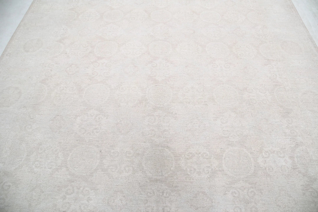 Afghan Serenity Rug 8' 1" x 9' 8" Hand-Knotted | No. AT40182