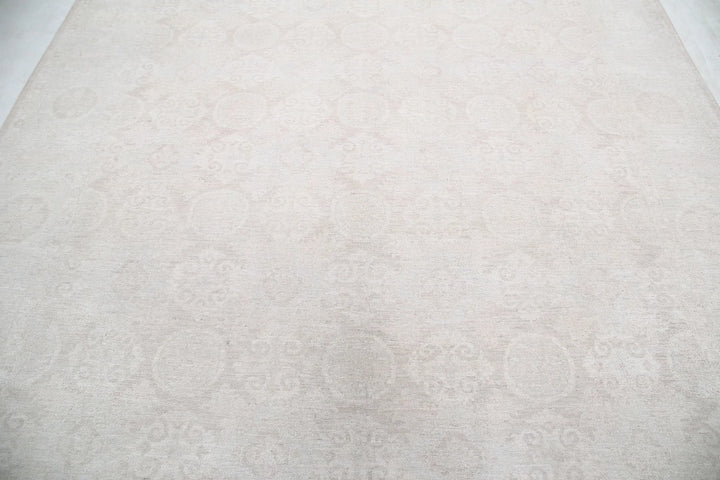 Afghan Serenity Rug 8' 1" x 9' 8" Hand-Knotted | No. AT40182