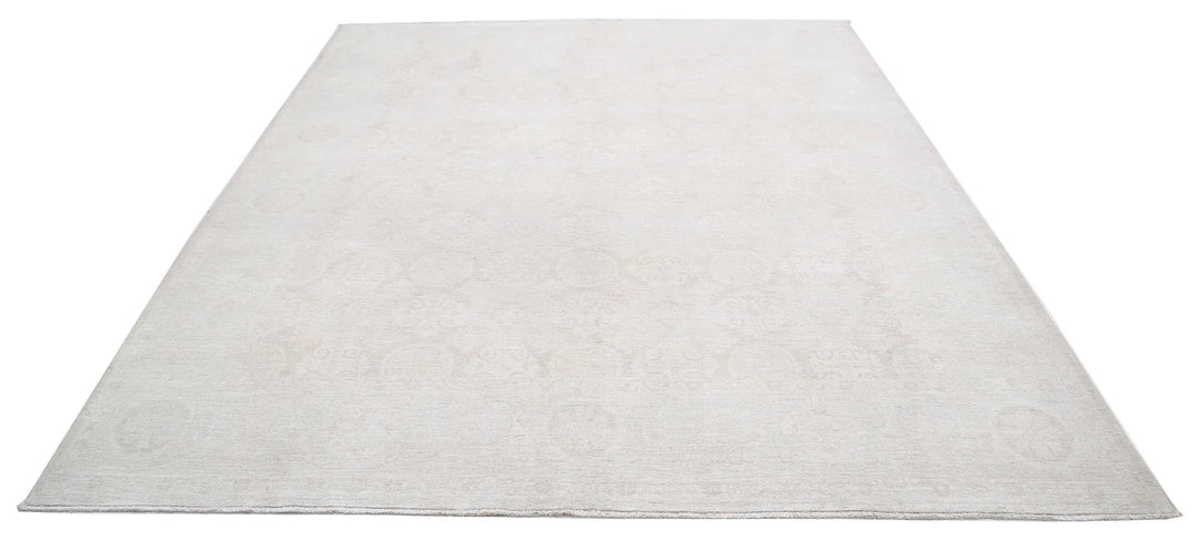 Afghan Serenity Rug 8' 1" x 9' 8" Hand-Knotted | No. AT40182