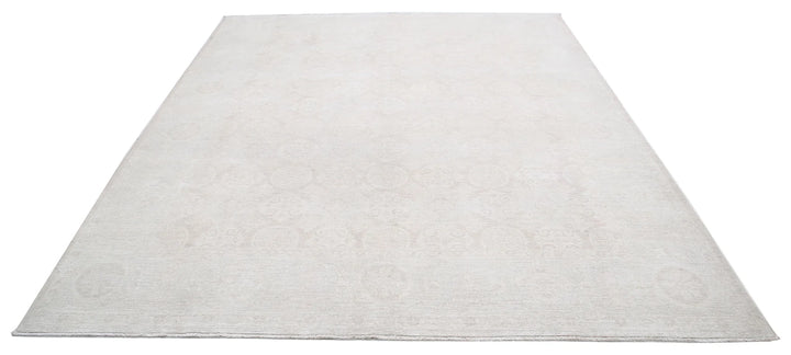 Afghan Serenity Rug 8' 1" x 9' 8" Hand-Knotted | No. AT40182