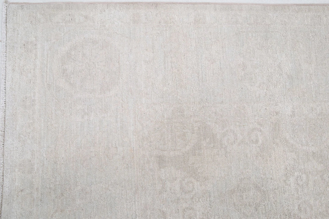 Afghan Serenity Rug 8' 1" x 9' 8" Hand-Knotted | No. AT40182
