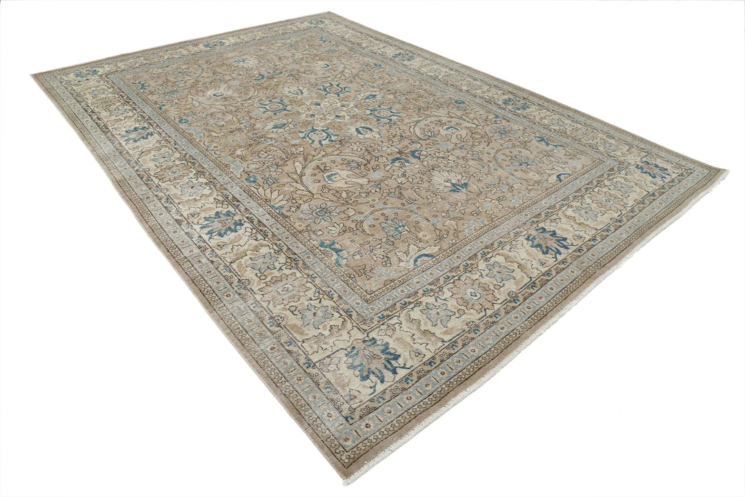 Persian Tabriz Rug 8' 3" x 11' 3" Hand-Knotted | No. AT40329