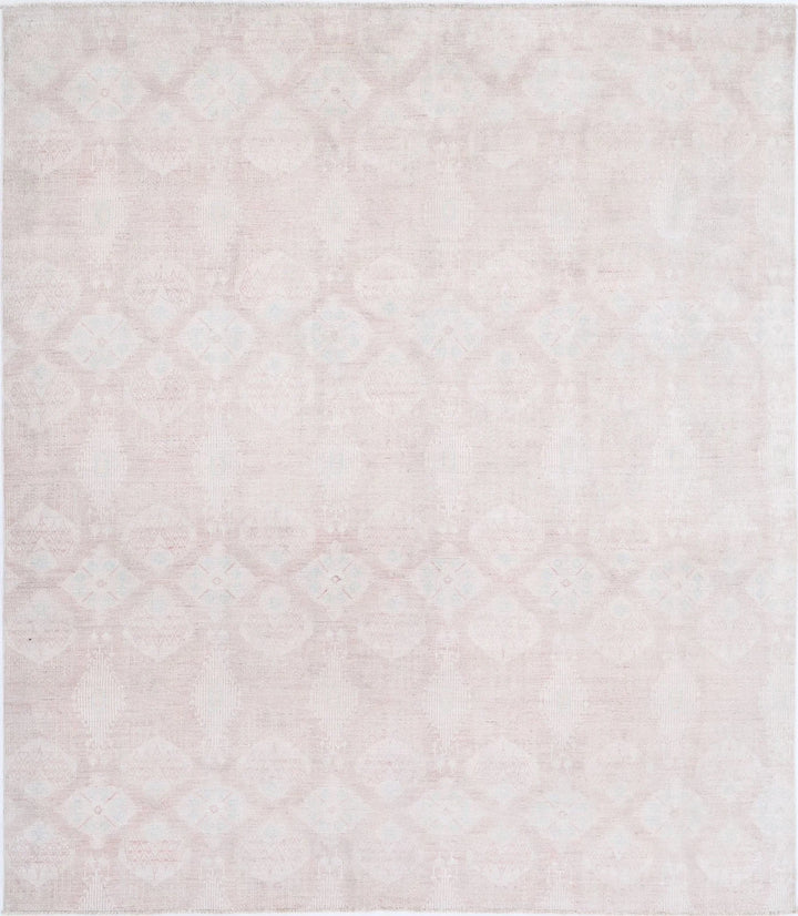 Afghan Serenity Rug 8' 0" x 9' 1" Hand-Knotted | No. AT40653