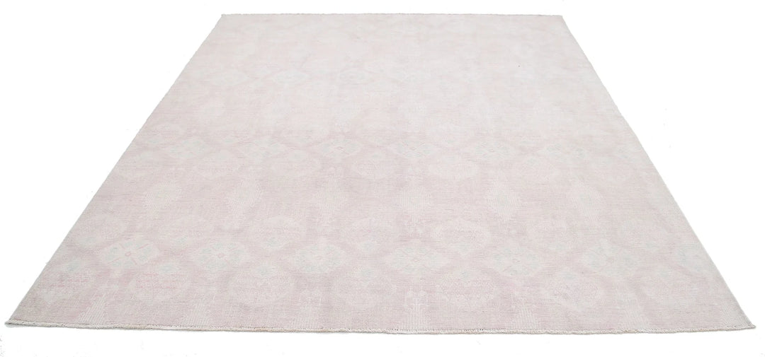 Afghan Serenity Rug 8' 0" x 9' 1" Hand-Knotted | No. AT40653