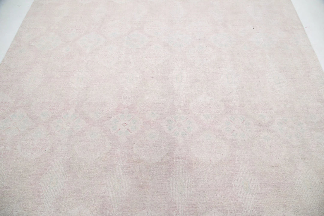 Afghan Serenity Rug 8' 0" x 9' 1" Hand-Knotted | No. AT40653