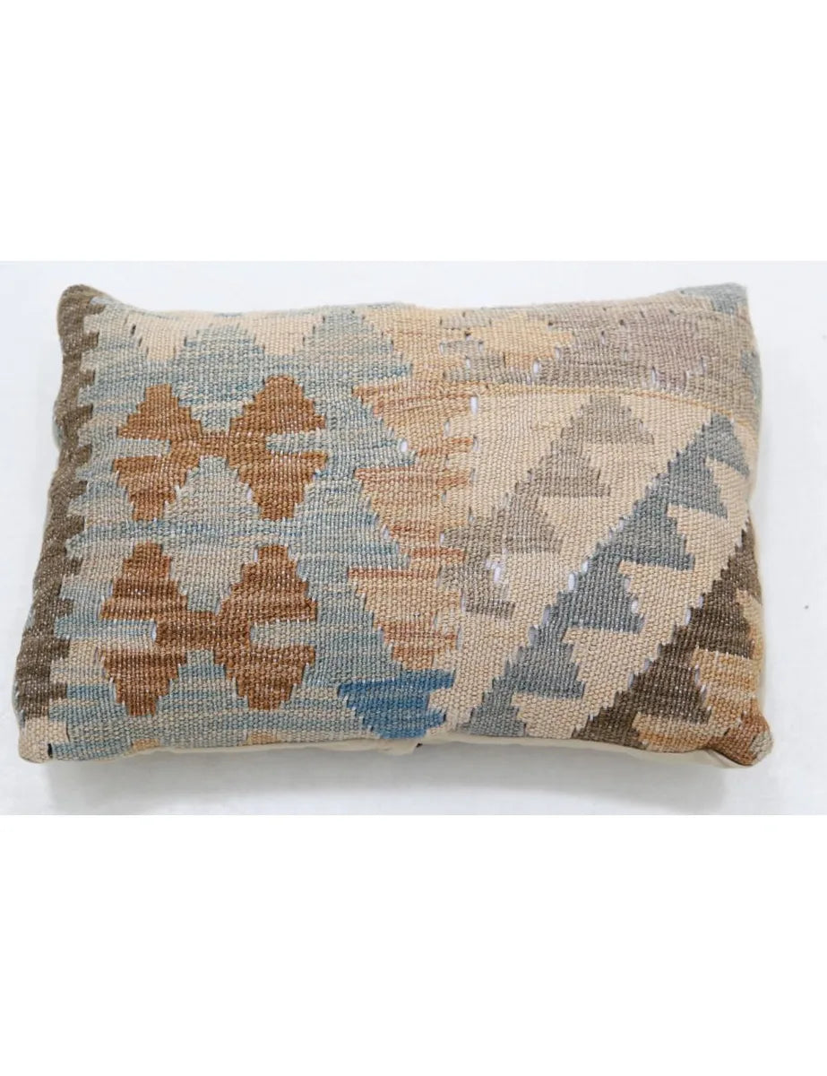 Afghan Tribal Pillow 1' 0" x 1' 5" Hand-Woven | No. AT40792
