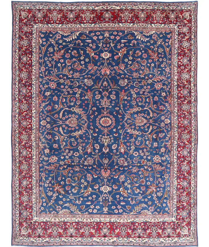 Oriental Kerman Rug 9' 9" x 13' 5" Hand-Knotted | No. AT40855
