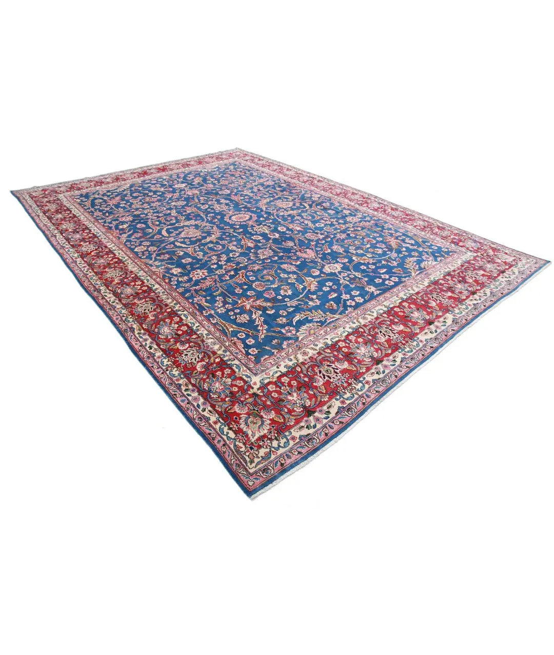 Oriental Kerman Rug 9' 9" x 13' 5" Hand-Knotted | No. AT40855