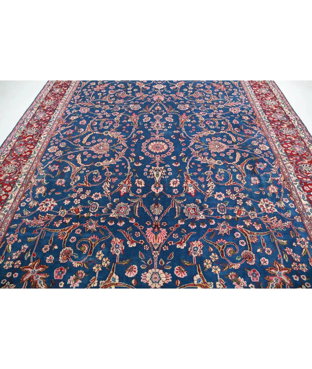 Oriental Kerman Rug 9' 9" x 13' 5" Hand-Knotted | No. AT40855