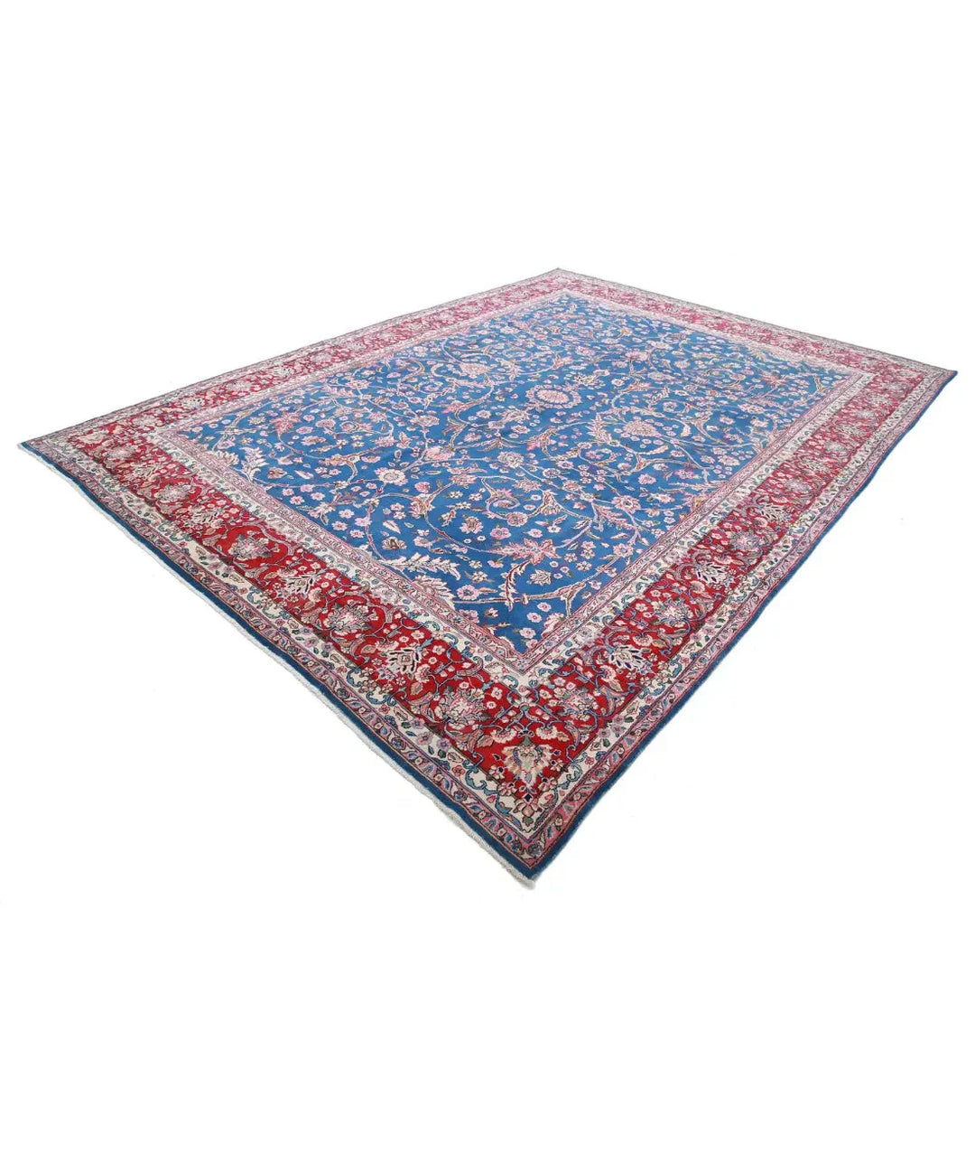 Oriental Kerman Rug 9' 9" x 13' 5" Hand-Knotted | No. AT40855