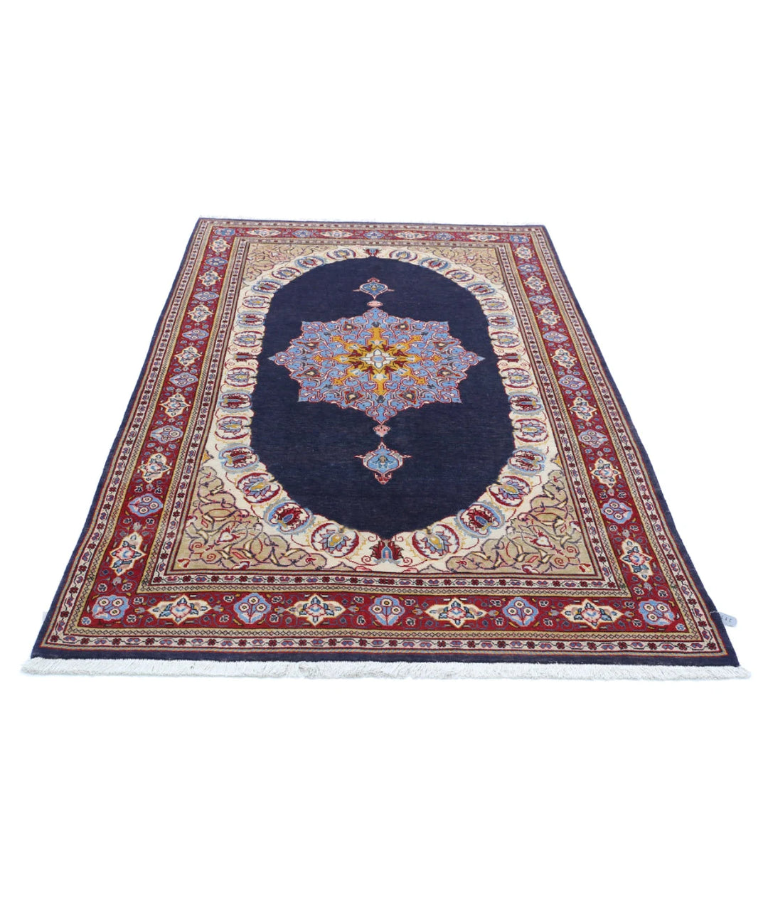Persian Kashan Rug 4' 4" x 7' 3" Hand-Knotted | No. AT40910