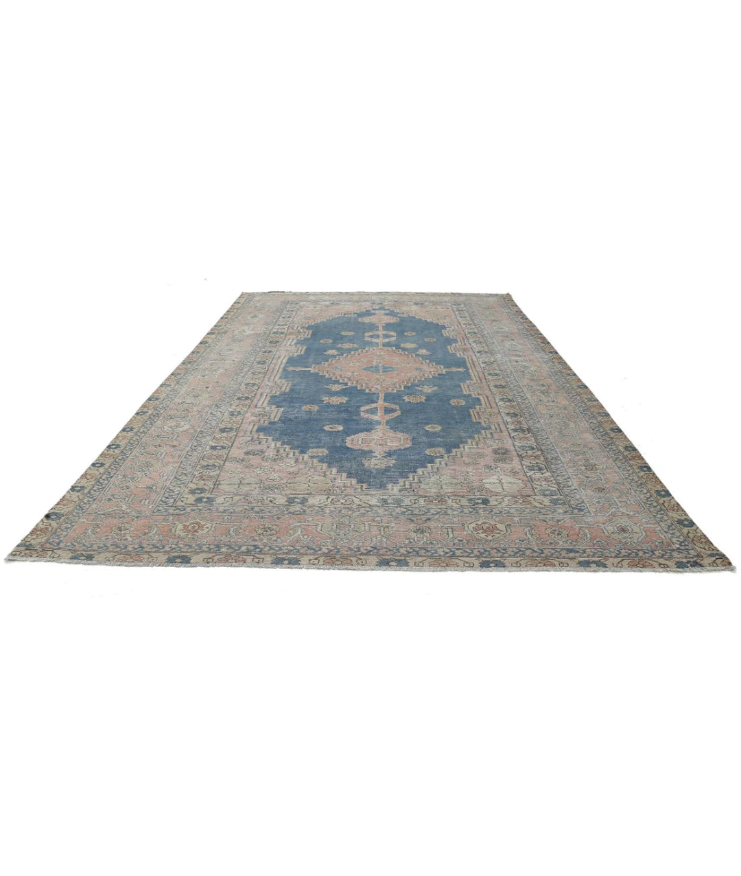Persian Heriz Bakshiash Rug 9' 6" x 14' 0" Hand-Knotted | No. AT40922