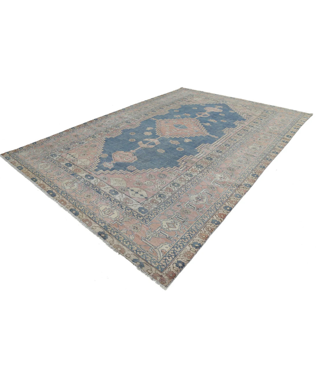 Persian Heriz Bakshiash Rug 9' 6" x 14' 0" Hand-Knotted | No. AT40922