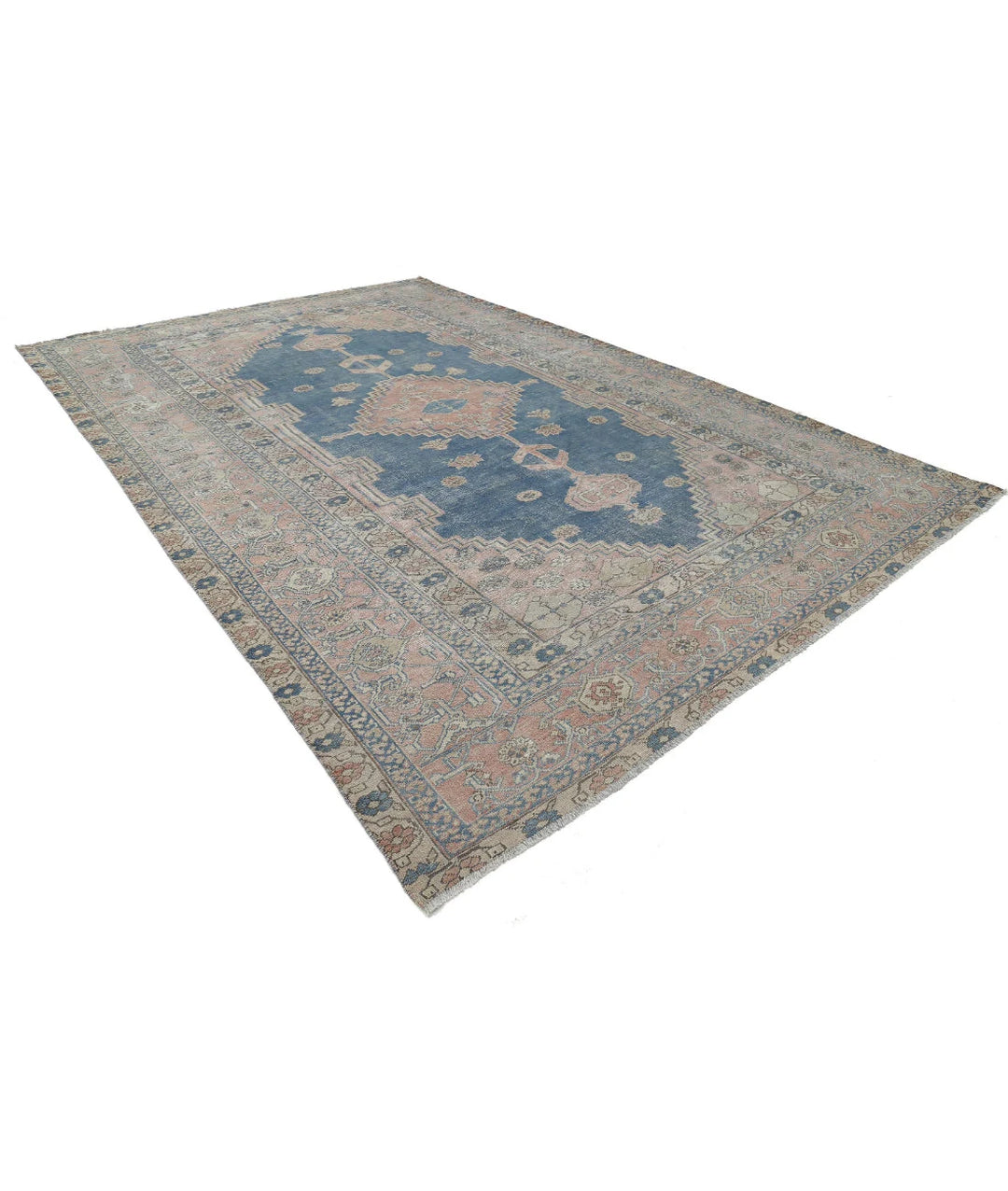 Persian Heriz Bakshiash Rug 9' 6" x 14' 0" Hand-Knotted | No. AT40922