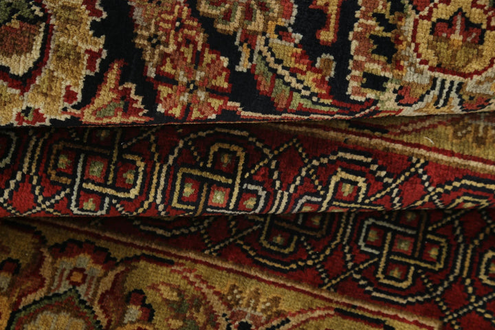 Black Indian Ziegler Rug 5' 10" x 5' 10" Hand-Knotted | No. AT40940