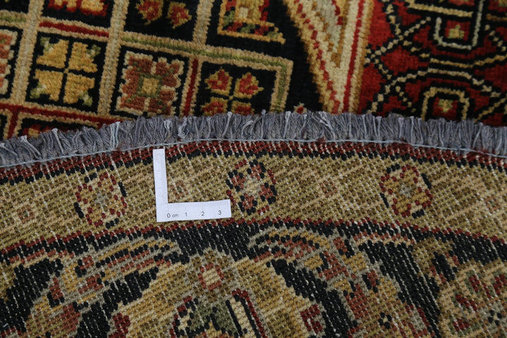 Black Indian Ziegler Rug 5' 10" x 5' 10" Hand-Knotted | No. AT40940