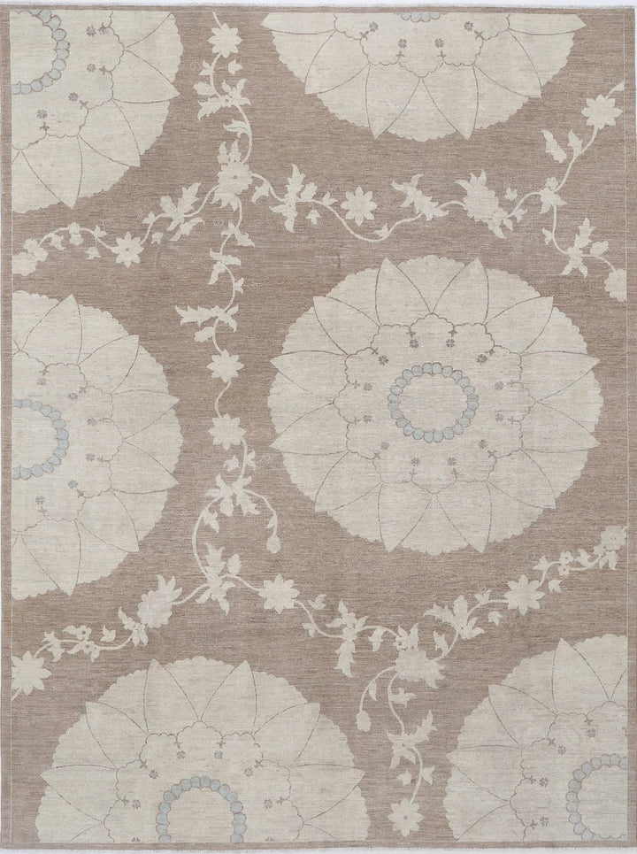 Afghan Oriental Rug 8' 10" x 11' 9" Hand-Knotted | No. AT40969