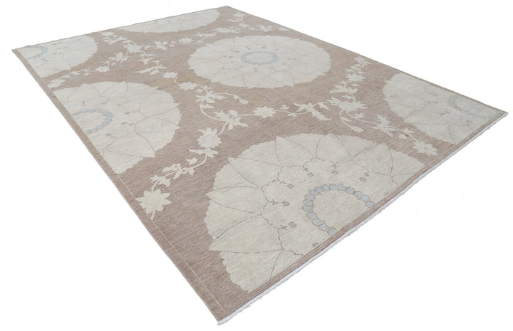Afghan Oriental Rug 8' 10" x 11' 9" Hand-Knotted | No. AT40969
