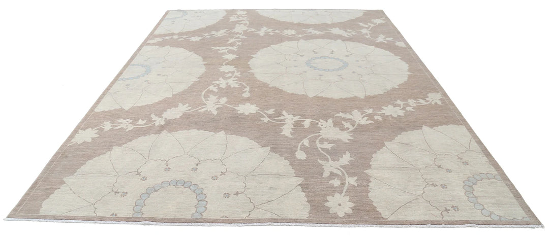 Afghan Oriental Rug 8' 10" x 11' 9" Hand-Knotted | No. AT40969