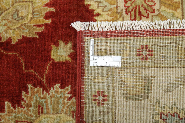 Rust Indian Ziegler Rug 8' 10" x 11' 10" Hand-Knotted | No. AT41086
