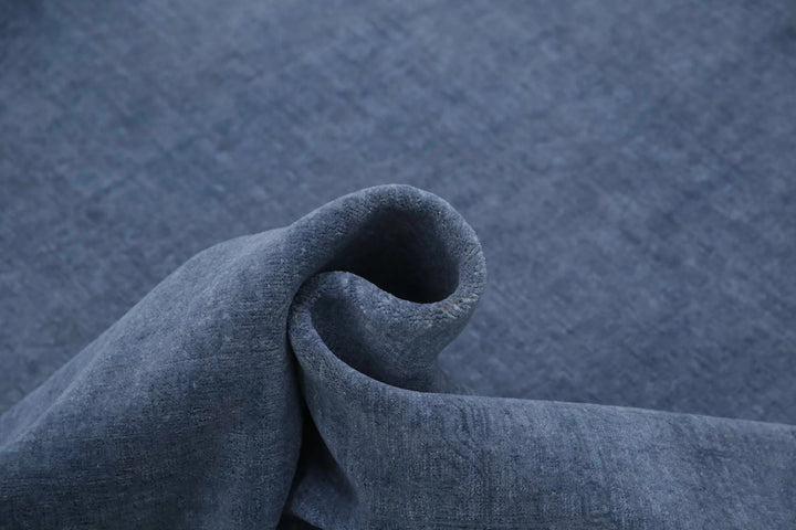Grey Afghan Overdye Rug 8' 1" x 9' 5" Hand-Knotted | No. AT41243