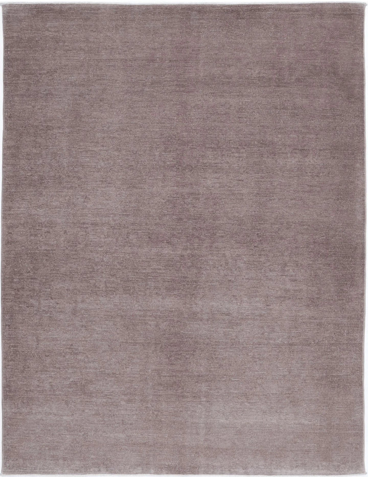 Afghan Overdye Rug 6' 1" x 8' 4" Hand-Knotted | No. AT41284