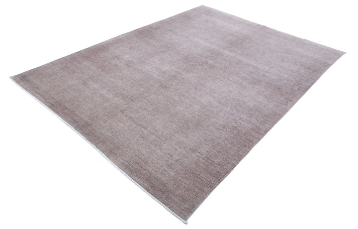 Afghan Overdye Rug 6' 1" x 8' 4" Hand-Knotted | No. AT41284