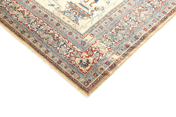 Persian Haji Jalili Rug 4' 2" x 6' 5" Hand-Knotted | No. AT41338