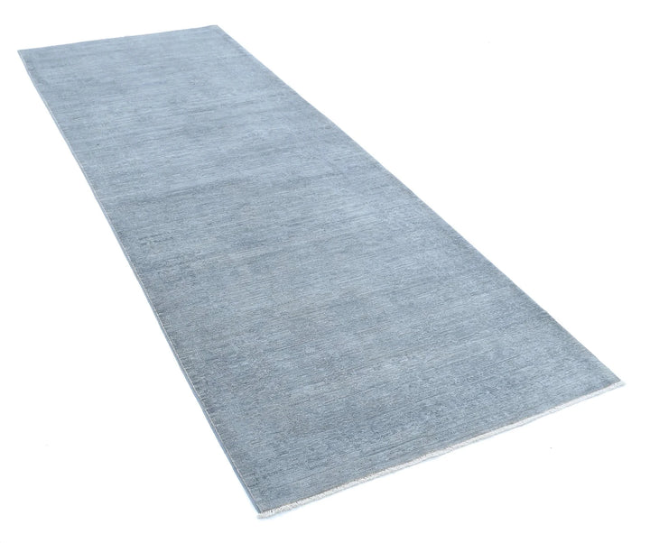 Afghan Overdye Rug 3' 5" x 9' 5" Hand-Knotted | No. AT41380