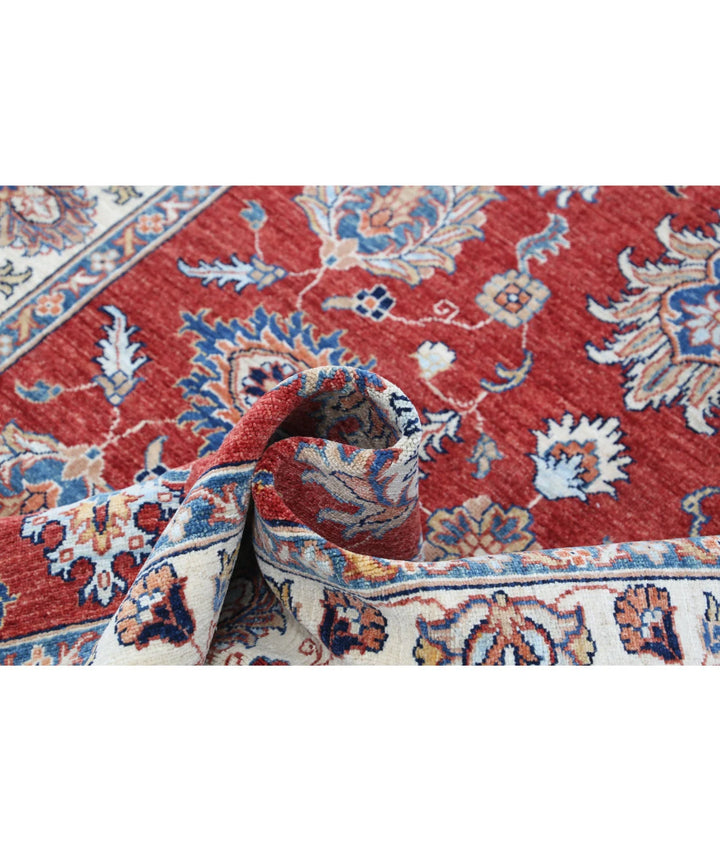 Afghan Ziegler Farhan Rug 4' 10" x 6' 6" Hand-Knotted | No. AT41541