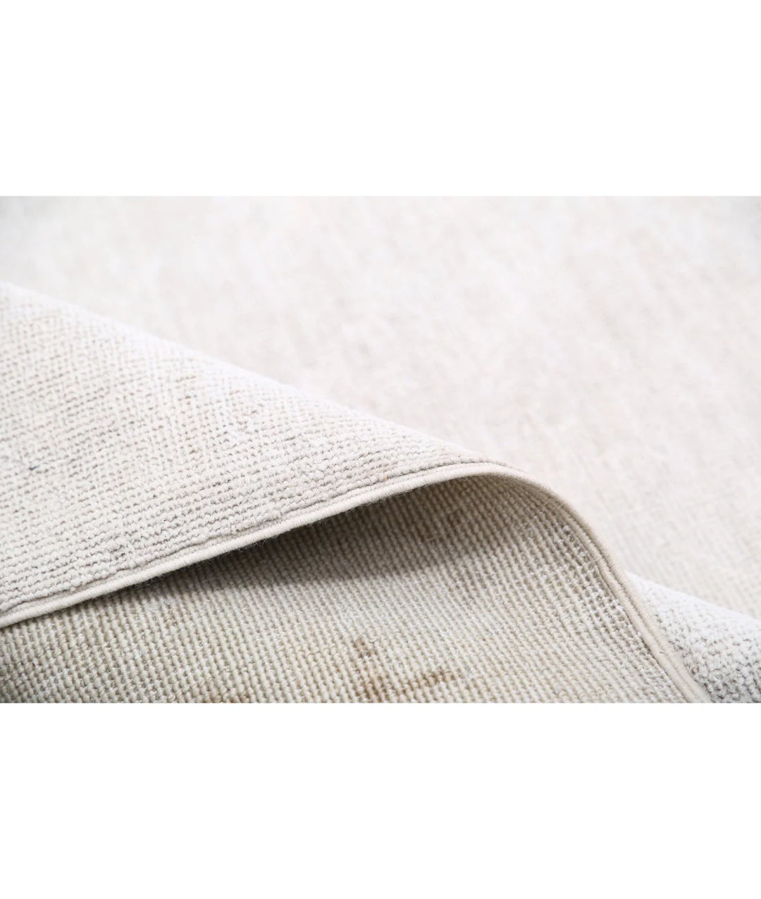 Ivory Afghan Serenity Rug 14' 7" x 18' 11" Hand-Knotted | No. AT41592
