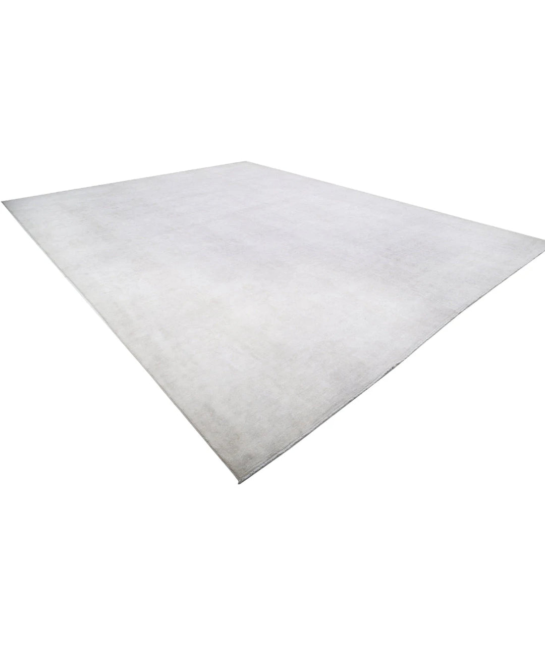 Ivory Afghan Serenity Rug 14' 7" x 18' 11" Hand-Knotted | No. AT41592
