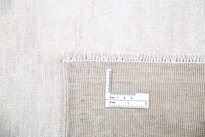 Ivory Afghan Serenity Rug 14' 7" x 18' 11" Hand-Knotted | No. AT41592