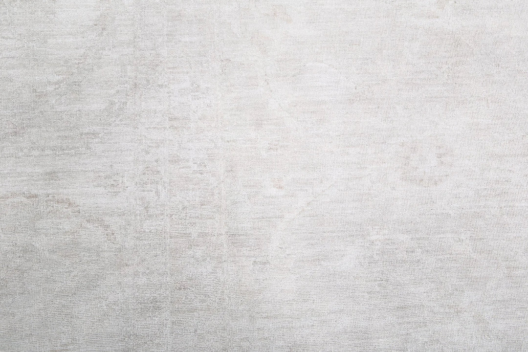 Ivory Afghan Serenity Rug 14' 7" x 18' 11" Hand-Knotted | No. AT41592