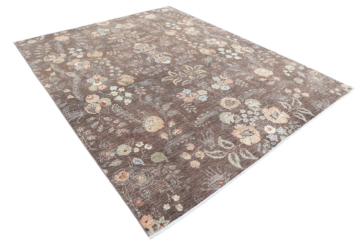Afghan Oriental Rug 7' 10" x 9' 10" Hand-Knotted | No. AT41600