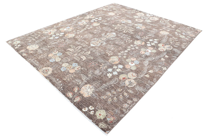 Afghan Oriental Rug 7' 10" x 9' 10" Hand-Knotted | No. AT41600