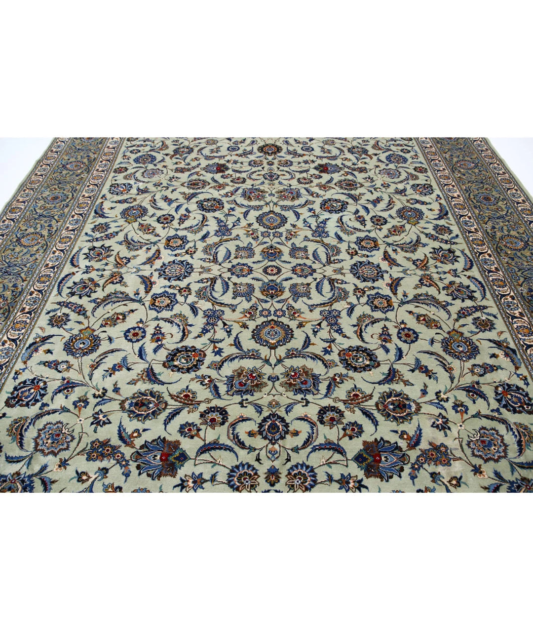 Persian Kashan Rug 9' 11" x 11' 6" Hand-Knotted | No. AT41670