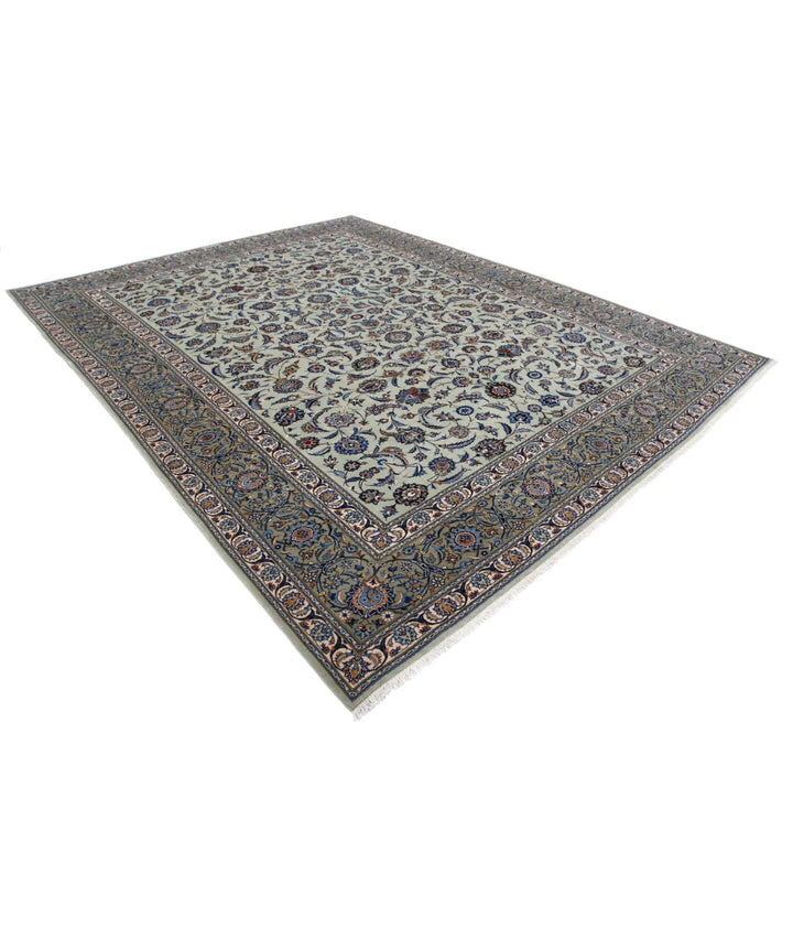 Persian Kashan Rug 9' 11" x 11' 6" Hand-Knotted | No. AT41670
