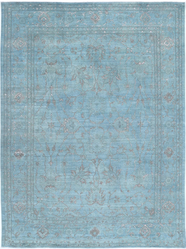 Afghan Oriental Rug 8' 10" x 11' 10" Hand-Knotted | No. AT41704