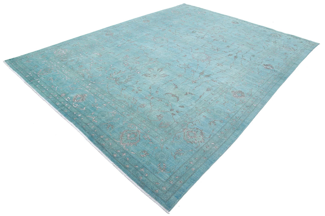Afghan Oriental Rug 8' 10" x 11' 10" Hand-Knotted | No. AT41704