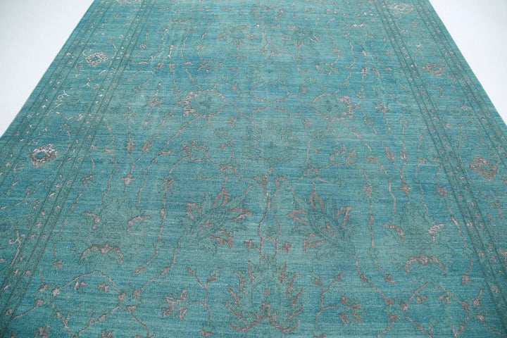 Afghan Oriental Rug 8' 10" x 11' 10" Hand-Knotted | No. AT41704