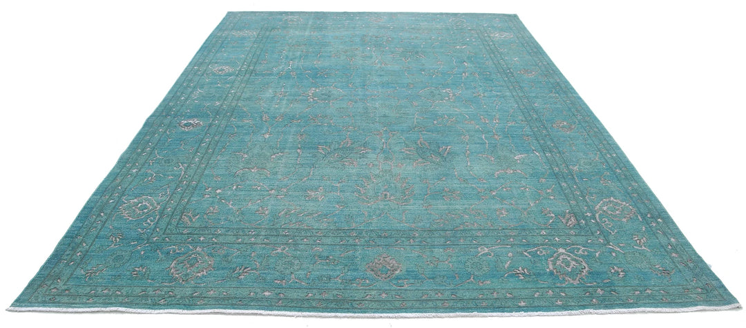 Afghan Oriental Rug 8' 10" x 11' 10" Hand-Knotted | No. AT41704
