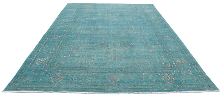 Afghan Oriental Rug 8' 10" x 11' 10" Hand-Knotted | No. AT41704