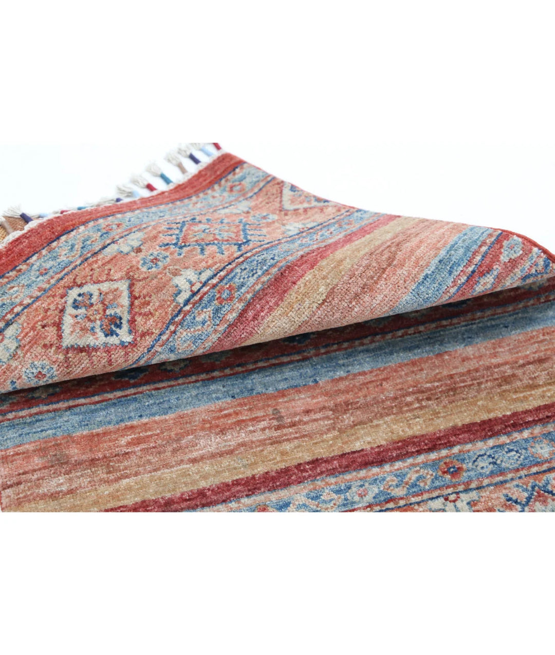 Afghan Khurjeen Rug 2' 0" x 3' 0" Hand-Knotted | No. AT41893
