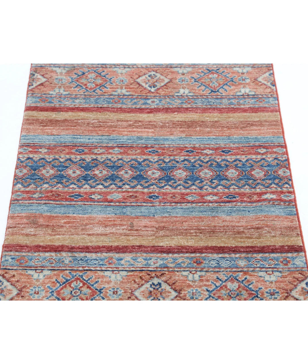 Afghan Khurjeen Rug 2' 0" x 3' 0" Hand-Knotted | No. AT41893