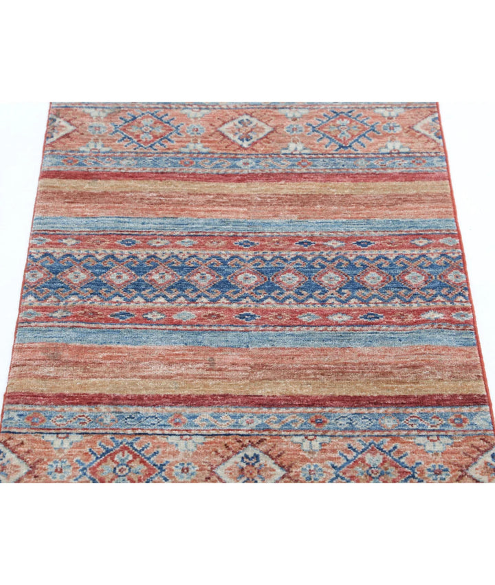 Afghan Khurjeen Rug 2' 0" x 3' 0" Hand-Knotted | No. AT41893