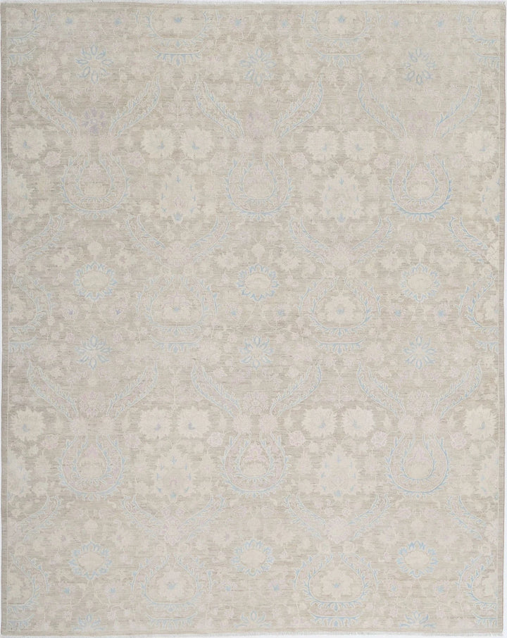 Afghan Oriental Rug 7' 11" x 9' 9" Hand-Knotted | No. AT41897