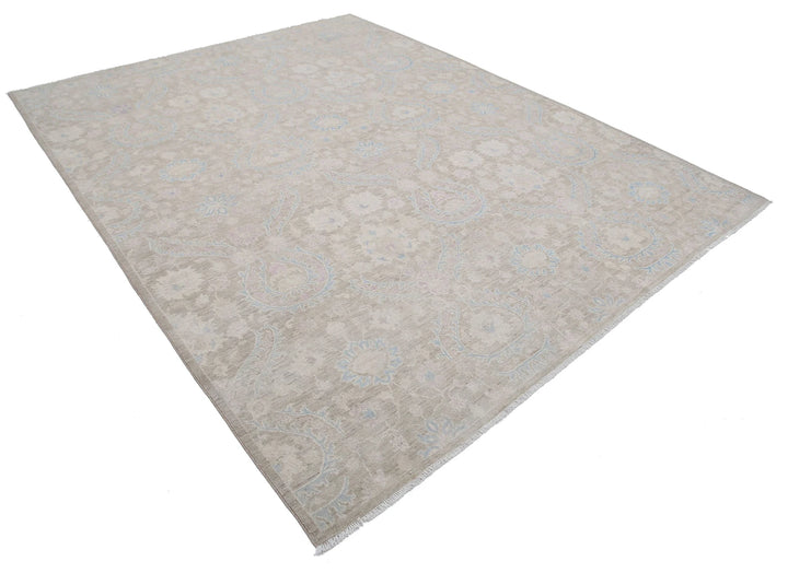 Afghan Oriental Rug 7' 11" x 9' 9" Hand-Knotted | No. AT41897