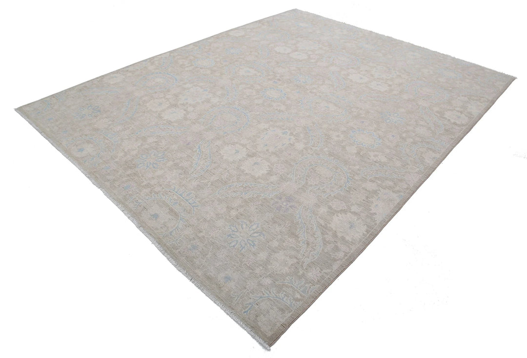 Afghan Oriental Rug 7' 11" x 9' 9" Hand-Knotted | No. AT41897